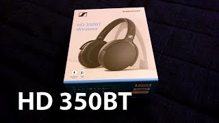 Беспроводные наушники Sennheiser HD 350BT распаковка и обзор [upl. by Yrelle7]