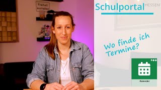 Schulportal Hessen für Lernende – Wo finde ich Termine [upl. by Claudianus288]