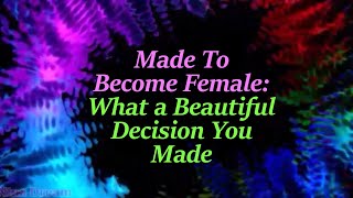 1 Hour Sleep🌸💄What a 💃Beautiful💋 Decision You Made  Feminization Meditation  Transgender [upl. by Trager]