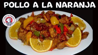 Como cocinar pollo a la naranja estilo Chino [upl. by Azrim]