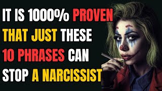 It is 1000 proven that just these 10 phrases can stop a narcissist Narcissist Exposed NPD [upl. by Mayap]