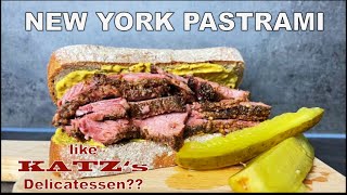 New York Pastrami easy recipe to make KATZ DELIs favorite at home [upl. by Tilda]