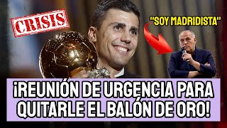 ÚLTIMA HORA UEFA Y FRANCE FOOTBALL MEDITAN QUITARLE BALÓN DE ORO A RODRI POR UN TEMA DE FAIR PLAY [upl. by Eltsyek]