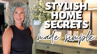 The Secrets to a Stylish Home Simple Home Decor Sprucing Up Tips [upl. by Enelyar]