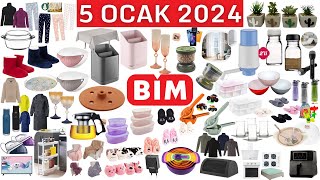 RESMİ KATALOGDAN ÖĞRENİN ✅ BİM 5 OCAK 2024  BİM İNDİRİMLERİ  BİM KAMPANYALARI Bim Aktüel Ürünler [upl. by Eissat]