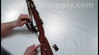 German K98 Mauser Sling Installation Instructions [upl. by Treacy402]