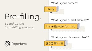 How to Prefill Forms with Paperform [upl. by Adialeda539]