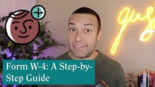 W4 Instructions A StepbyStep Guide to Filling Out a W4 Form  Part 3 of 6 [upl. by Placeeda]