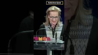 Meryl Streeps Empowering Speech For Women  Shorts [upl. by Arted]