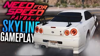 NEED FOR SPEED PAYBACK  SKYLINE R34 GTR GAMEPLAY amp PC SPECS [upl. by Gabbert]