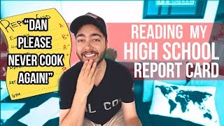 READING MY HIGH SCHOOL REPORT CARD [upl. by Ynohtnakram452]