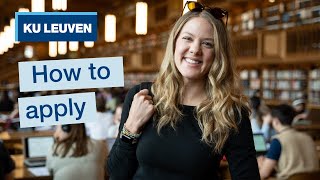 How to apply to KU Leuven  Belgium  International students  University application [upl. by Eniala906]