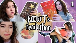 Read amp Cry with Me  NEWTs Readathon Week 1 [upl. by Broderic374]