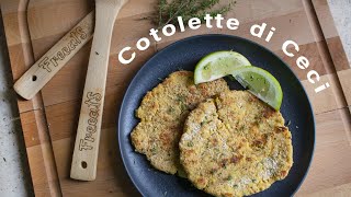 Cotolette di ceci in 5 minuti  RICETTA FACILE e VELOCE Freeats [upl. by Jillian516]