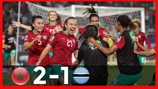 MOROCCO VS BOTSWANA21WOMENS AFCONGOALSampHIGHLIGHTS [upl. by Stryker]