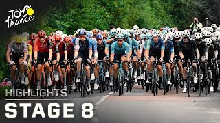 Tour de France 2024 Stage 8  EXTENDED HIGHLIGHTS  762024  Cycling on NBC Sports [upl. by Ardnuaek]