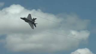 2024 NAS Oceana Airshow US Navy F35C Lightning Demo Part 1 [upl. by Ellenaej609]