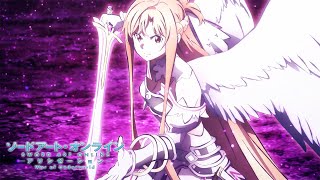 Angel Asuna and Yuuki vs PoH  SAO Alicization  War of Underworld Part 2 [upl. by Hgielrebmik431]