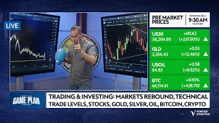 Trading amp Investing Markets Rebound Technical Trade Levels Stocks Gold Silver Oil BTC Crypto [upl. by Hsina]