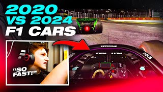 HOW much FASTER is 2020 vs 2024 FORMULA 1 [upl. by Odrautse962]