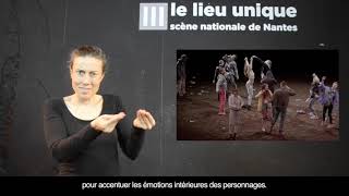 Présentation du spectacle quotCrowdquot de Gisèle Vienne en LSF [upl. by Roybn]