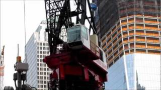 Link Belt TG1900 tower crane working [upl. by Neved261]