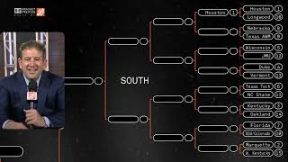 2024 March Madness bracket predictions from Andy Katz [upl. by Vasti946]