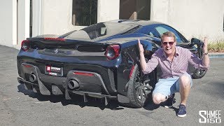 THIS Ferrari 488 Pista has a CRAZY Boden Autohaus Exhaust [upl. by Enilesoj]