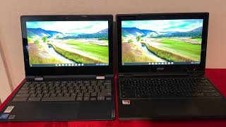 Lenovo Flex 3 vs Acer Spin 311 Chromebook [upl. by Aneekas601]