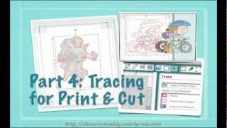 Tracing Without Tears in Silhouette Studio Part 4 [upl. by Ihtraa]