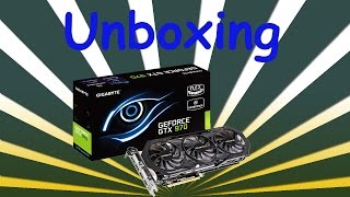 Unboxing Gigabyte GTX 970 GDDR5 4GB GVN970WF3OC4GD [upl. by Vershen]