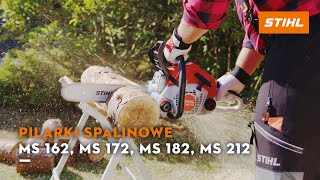 🌳 Nowe pilarki 🌳 STIHL  MS162 172 182 i 212 [upl. by Ursola657]