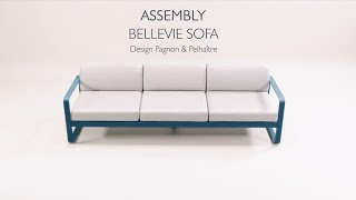 Assembly of BELLEVIE 3 Seater Sofa  Fermob USA [upl. by Tudor33]