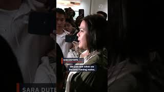 Sara Duterte on Marcos We are not friends [upl. by Imeaj728]