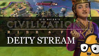 253 Turn Science Win on Deity with Korea Livestream  Civilization 6 Rise and Fall [upl. by Nottage175]