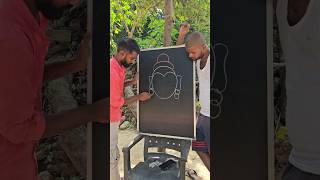 Amazing Drawing How to draw God Shiv ji Drawing With 3 Number Beginners Tutorial shorts [upl. by Lidda]