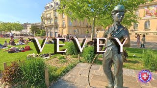 VEVEY SWITZERLAND ✨ Exploring the beauty of Veveys Embankment  Lake Geneva Cantons Vaud [upl. by Maximilianus835]