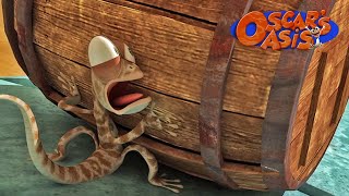 A Barrel of Trouble for Oscar 🫣  Oscar’s Oasis  Funny Cartoons for Kids [upl. by Eiznekam]