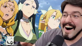 2 EGirls 1 Coup  SAO Abridged Ep 16 Reaction [upl. by Grantley]