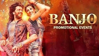 BANJO Promotional Events  Riteish Deshmukh Nargis Fakhri [upl. by Nyram253]