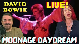 Moonage Daydream Ziggy Stardust LIVE 1973 David Bowie Reaction  Couples firsttime reaction [upl. by Livia]