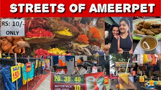 Ameerpet Overview  Street Shopping and Street Food [upl. by Georgette204]