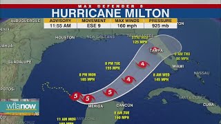 Boletín 11 am El Huracán Milton de categoría 4 sigue fortaleciéndose y lllegaría a ser un cat 5 [upl. by Meggs]