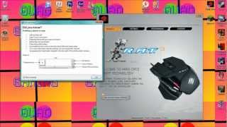 Madcatz RAT 3 Gaming Mouse Rapid Fire Tutorial [upl. by Doomham]