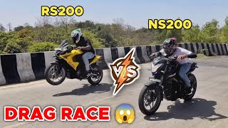 rs 200 bs3 vs ns 200 bs7 drag race 😱 [upl. by Maddox975]