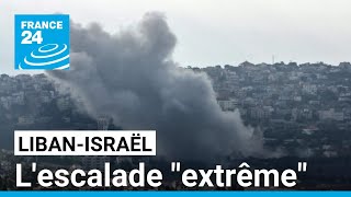 Entre le Liban et Israël lescalade quotextrêmequot • FRANCE 24 [upl. by Sonja]