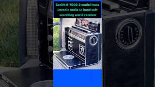 vintage receiver Zenith r70002 trans Oceanic model 12 band Soft searching radiooldradio youtube [upl. by Alyssa513]