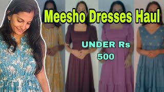 ഇത്രയും വിലക്കുറവിൽ ഇവിടെ മാത്രം🥰 Maxi Midi Dresses  Review  under 500  Meesho [upl. by Atikram718]