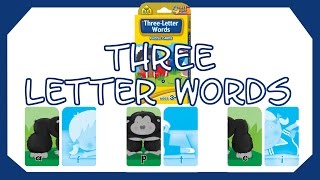 Three Letter Word Puzzle Cards by School Zone SZP05027 [upl. by Web]