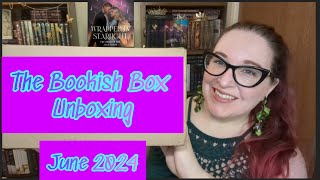 The Bookish Box June 2024 Wrapped in Starlight 🌠 The Bookish Box Unboxing [upl. by Nedarb]